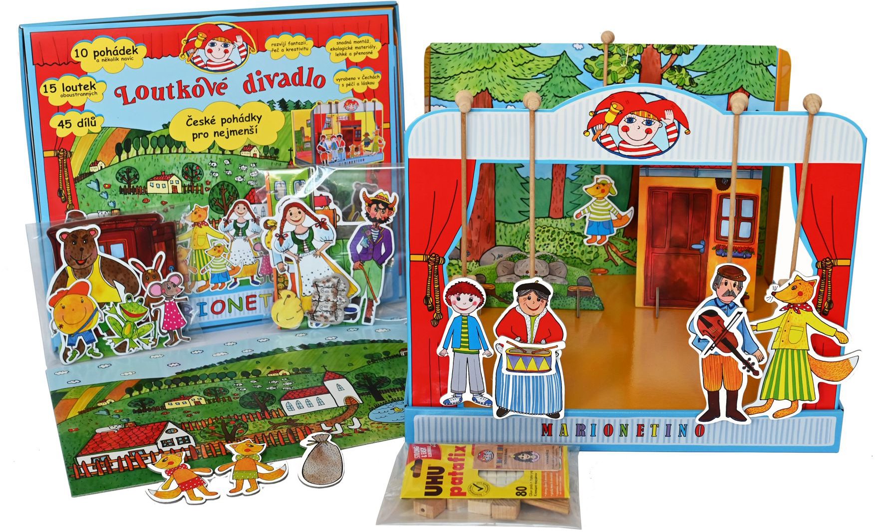 Marionetino Loutkové divadlo České pohádky - 10 pohádek