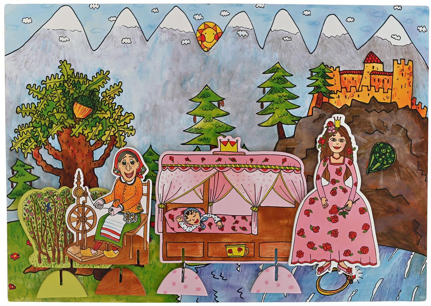 Marionetino Šípková Růženka - Pohádka k divadlu - 2 loutky