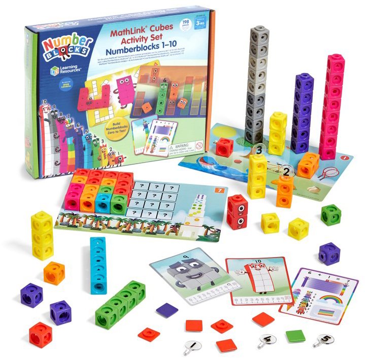 Learning Resources Sada kociek MathLink Numberblocks s číselnými blokmi 1 – 10