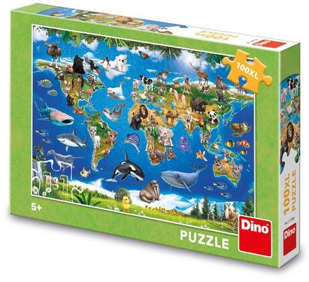 Dino Mapa zvierat XL
