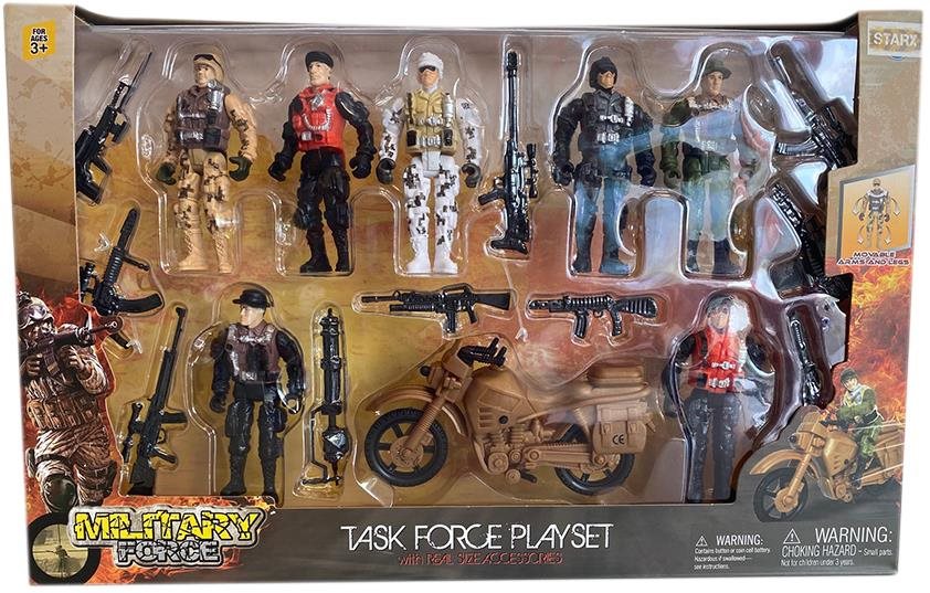 Mac Toys Starx Veľká sada vojačikov s motorkou