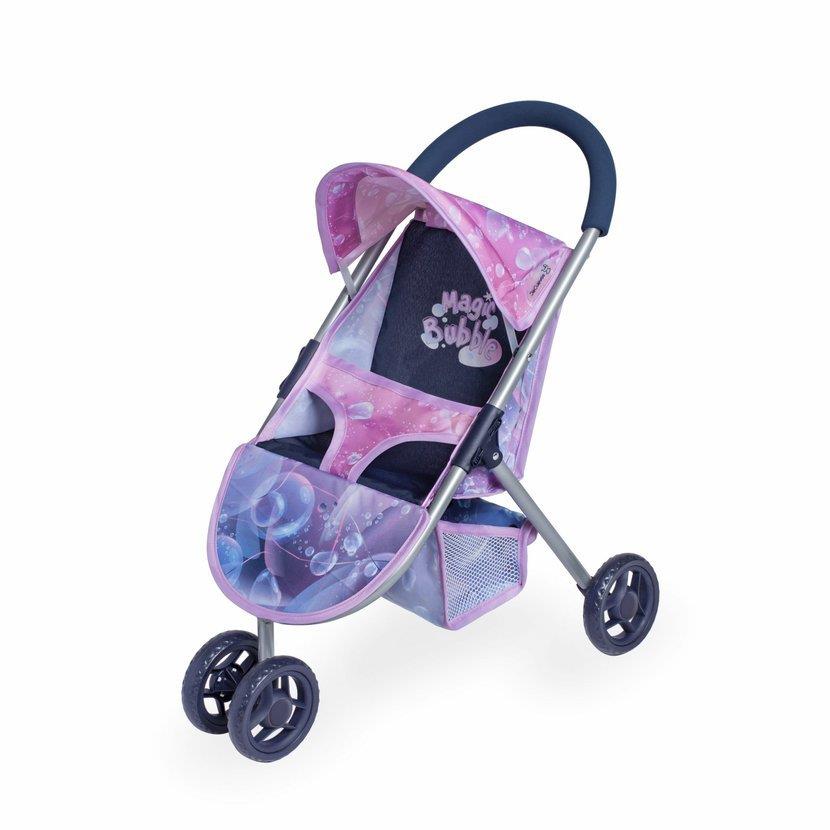 DeCuevas 90276 Športový kočík pre bábiky trojkolesový Magic Bubble 2024 – 55 cm