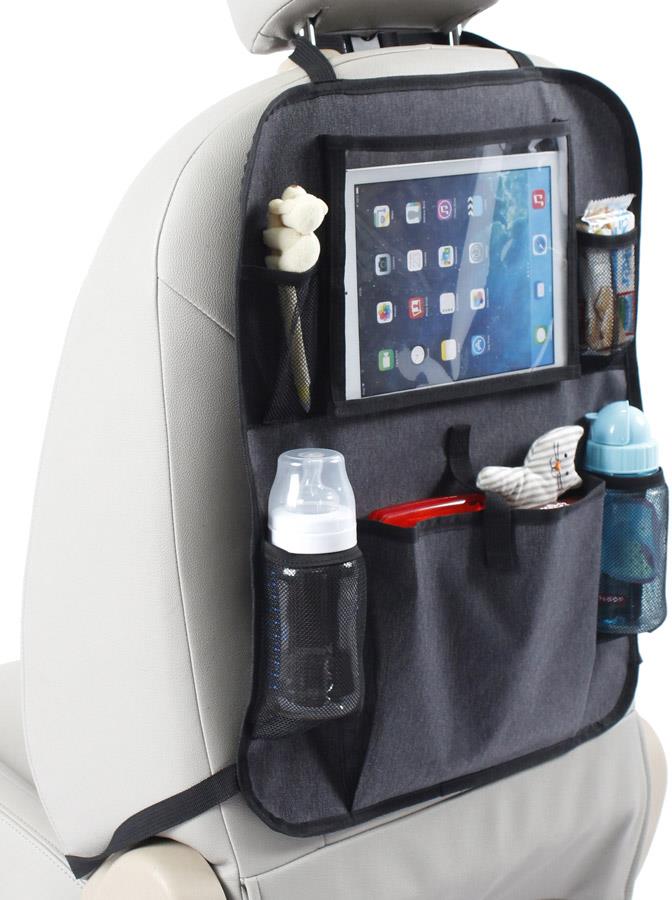BabyDan Vreckár s vreckom na tablet Luxury Grey