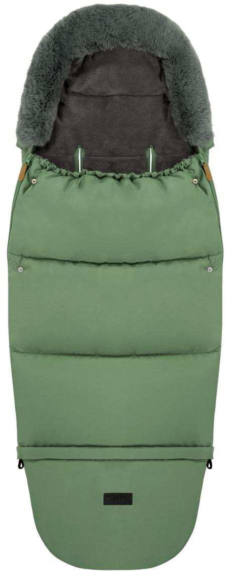 MoMi Zimný fusak 2 v 1 zelený