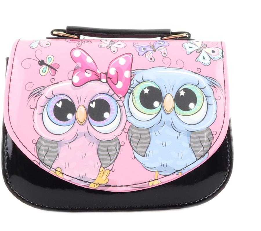 Lamps Kabelka čierna so sovou