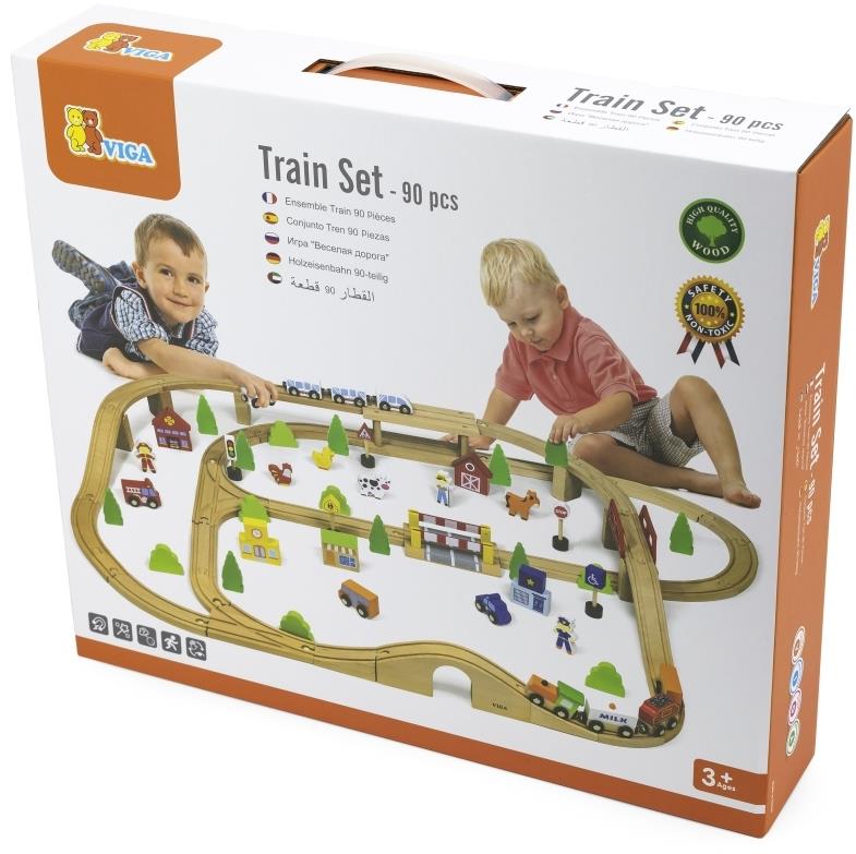 Viga Vláčiková dráha 90 ks