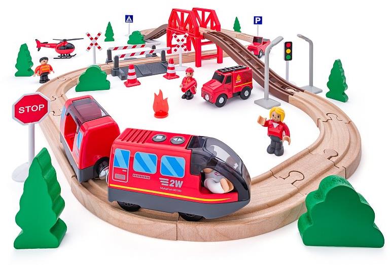 Woody Hasiči s elektrickou mašinkou 60 dielov