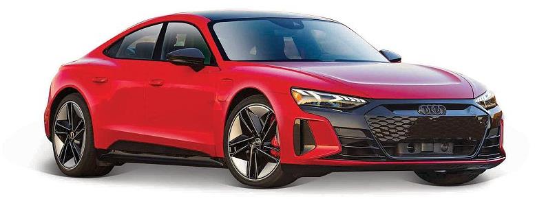 Maisto 2022 Audi RS e-tron GT, červené, 1 : 25