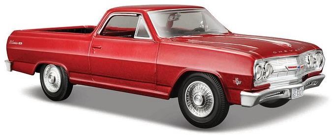 Maisto 1965 Chevrolet El Camino, met. červený