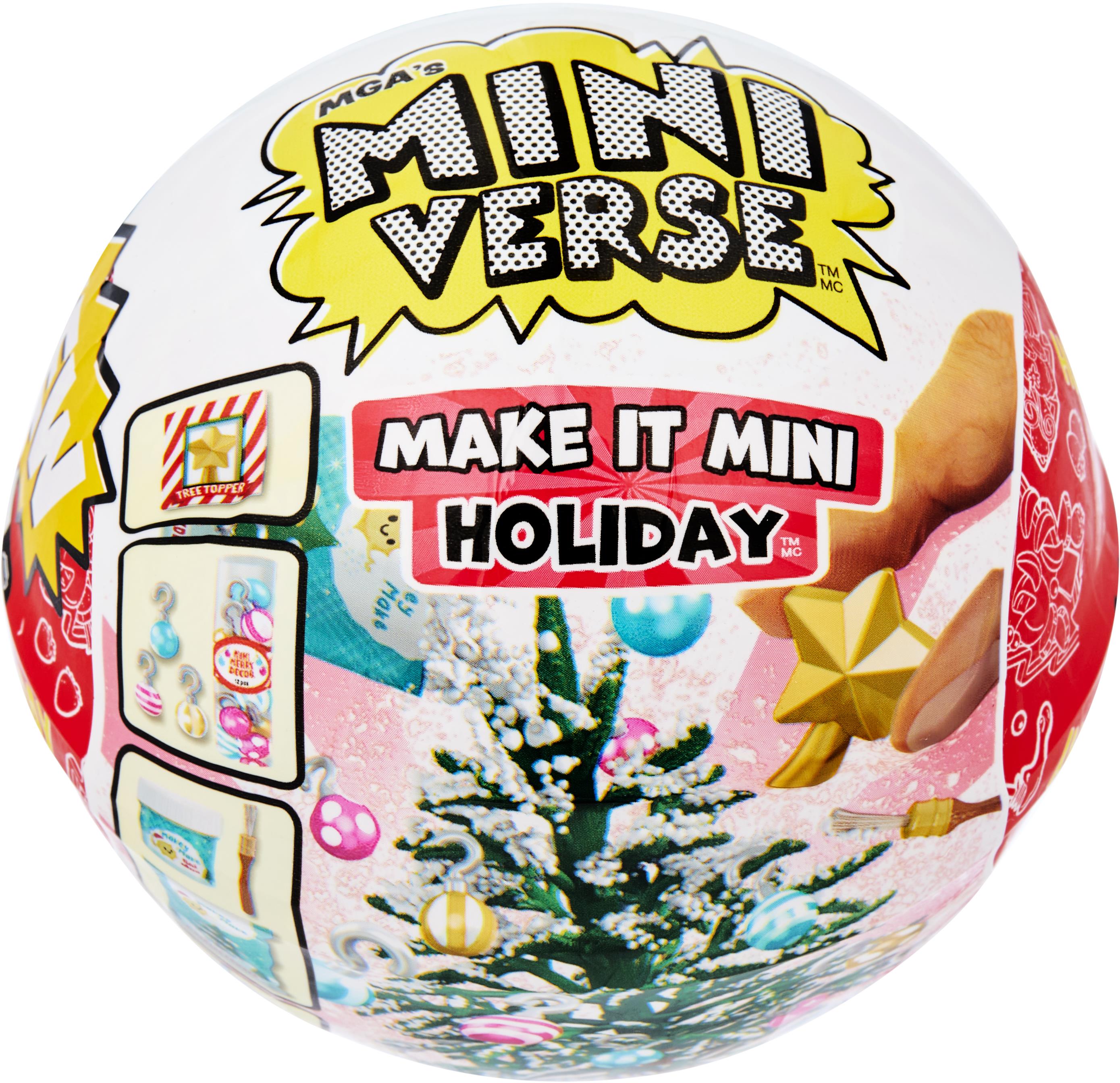 MGA's Miniverse Mini Food Občerstvenie Vianočná séria