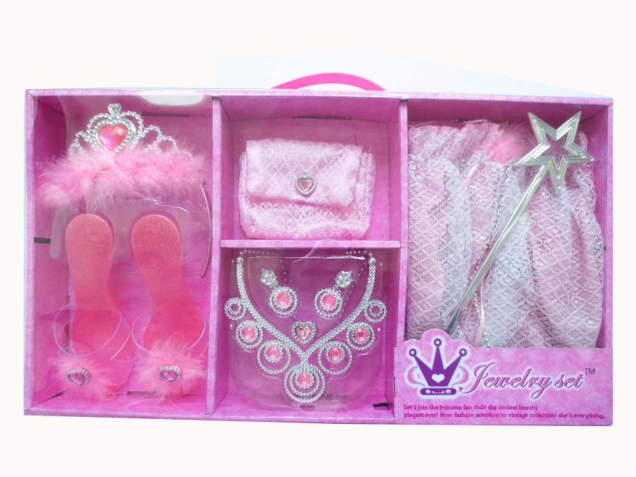 Alltoys Súprava pre princeznú so sukienkou a papučkami