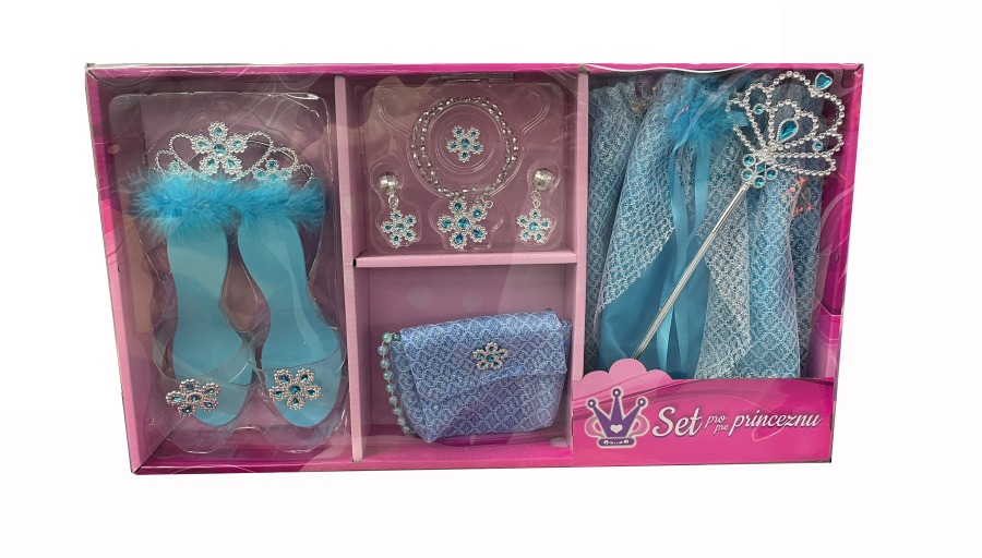 Alltoys Súprava pre princeznú v modrej farbe