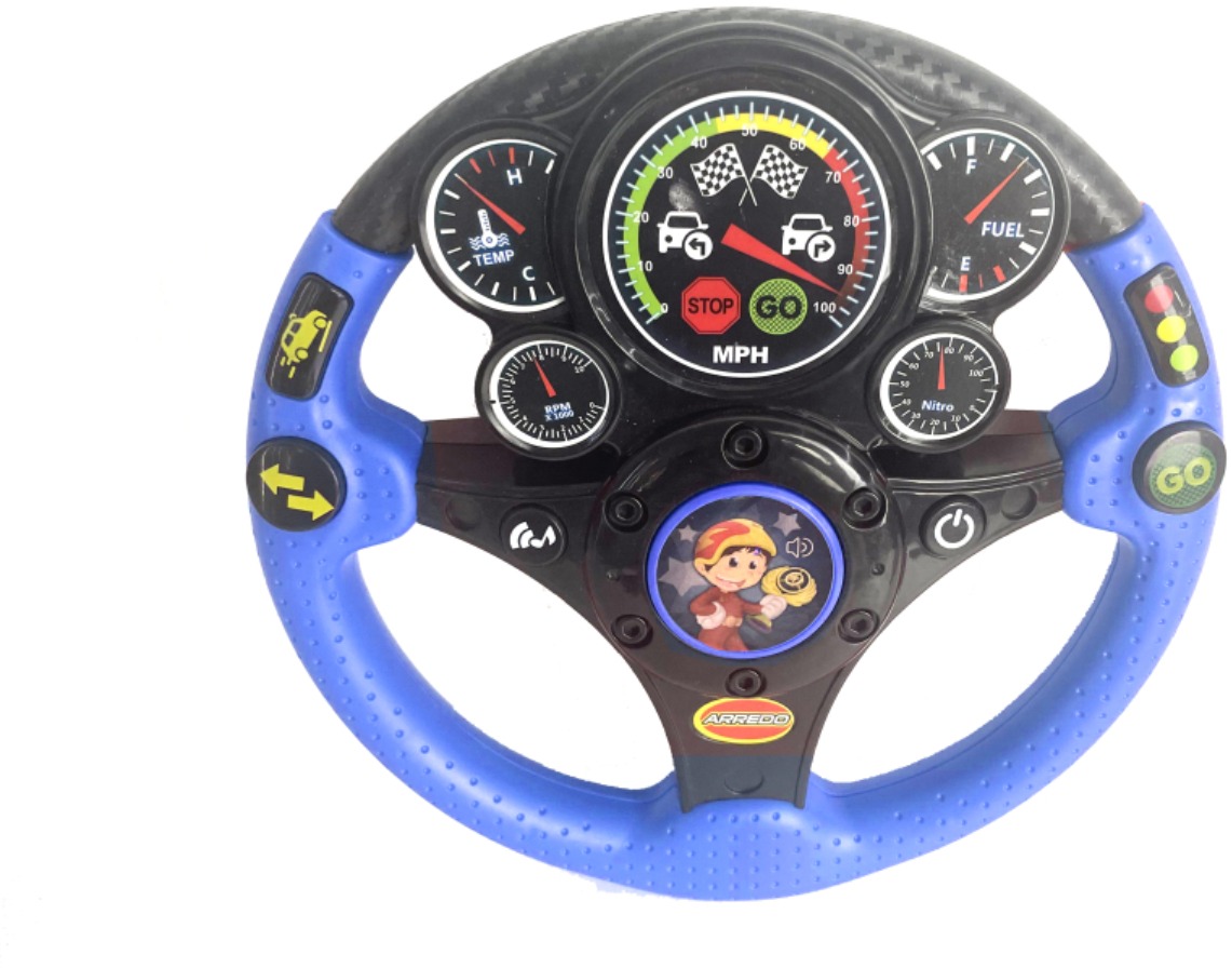 Alltoys Detský volant so zvukmi a pesničkami