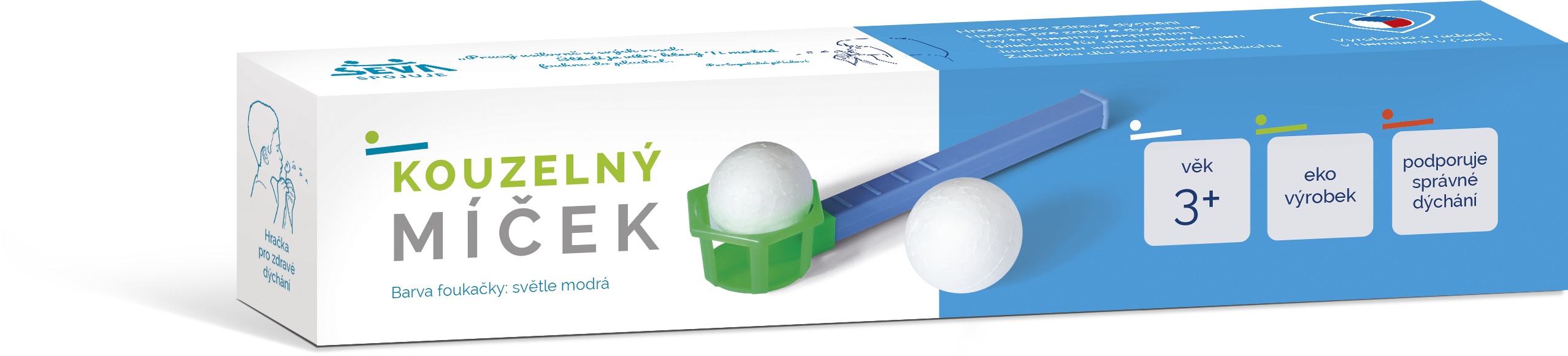 SEVA Magic Ball modrá kúzelná loptička