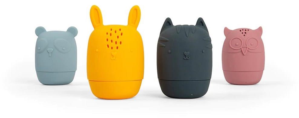 Bigjigs Toys Stláčacie zvieratká do kúpeľa
