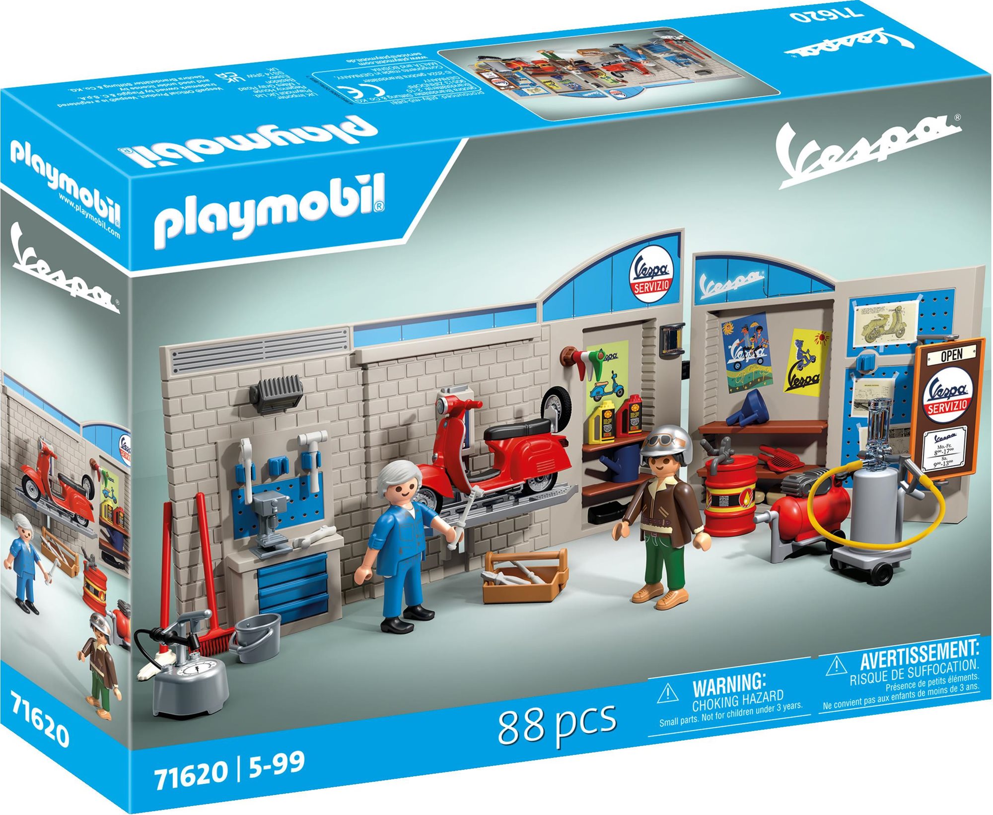 Playmobil 71620 Garáž Vespy zo 60. rokov