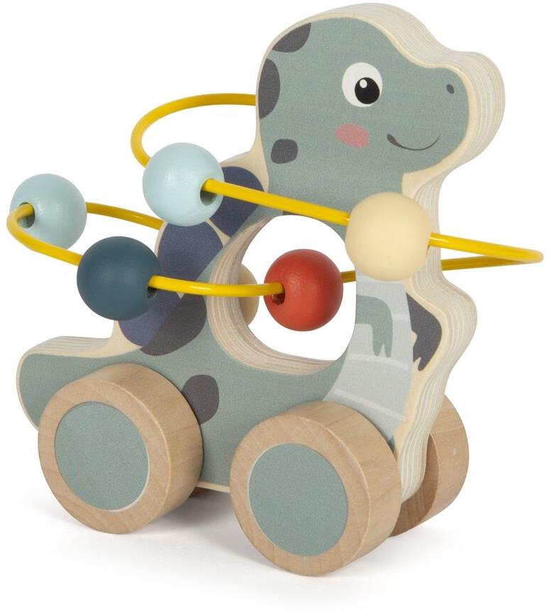 Small Foot Dino na kolieskach s korálikovým labyrintom