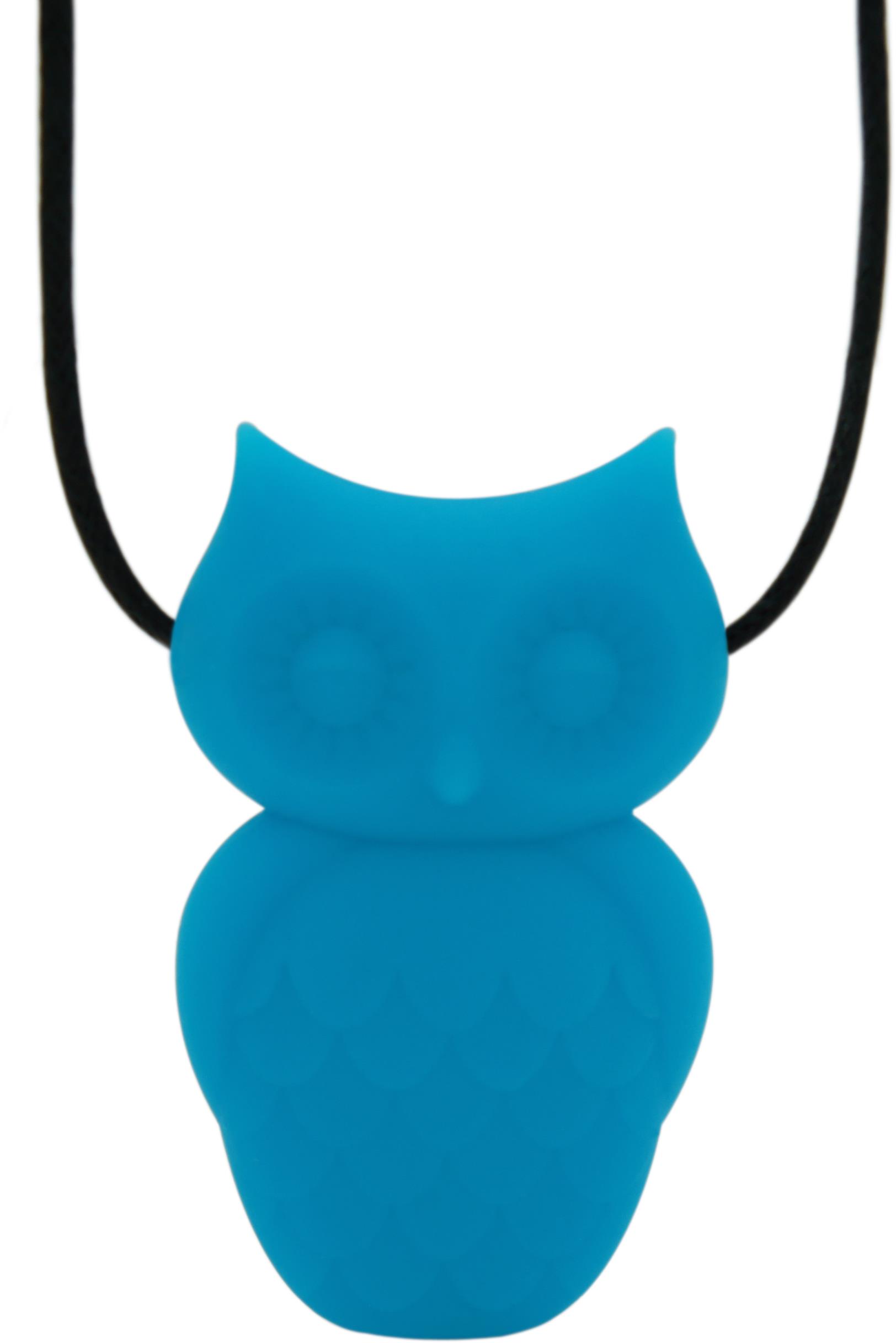 Jellystone Designs Upokojujúci prívesok Sovička modrý