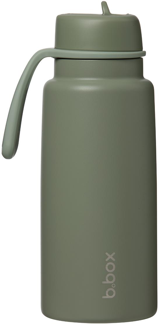 b.box Termofľaša so slamkou 1 l olive