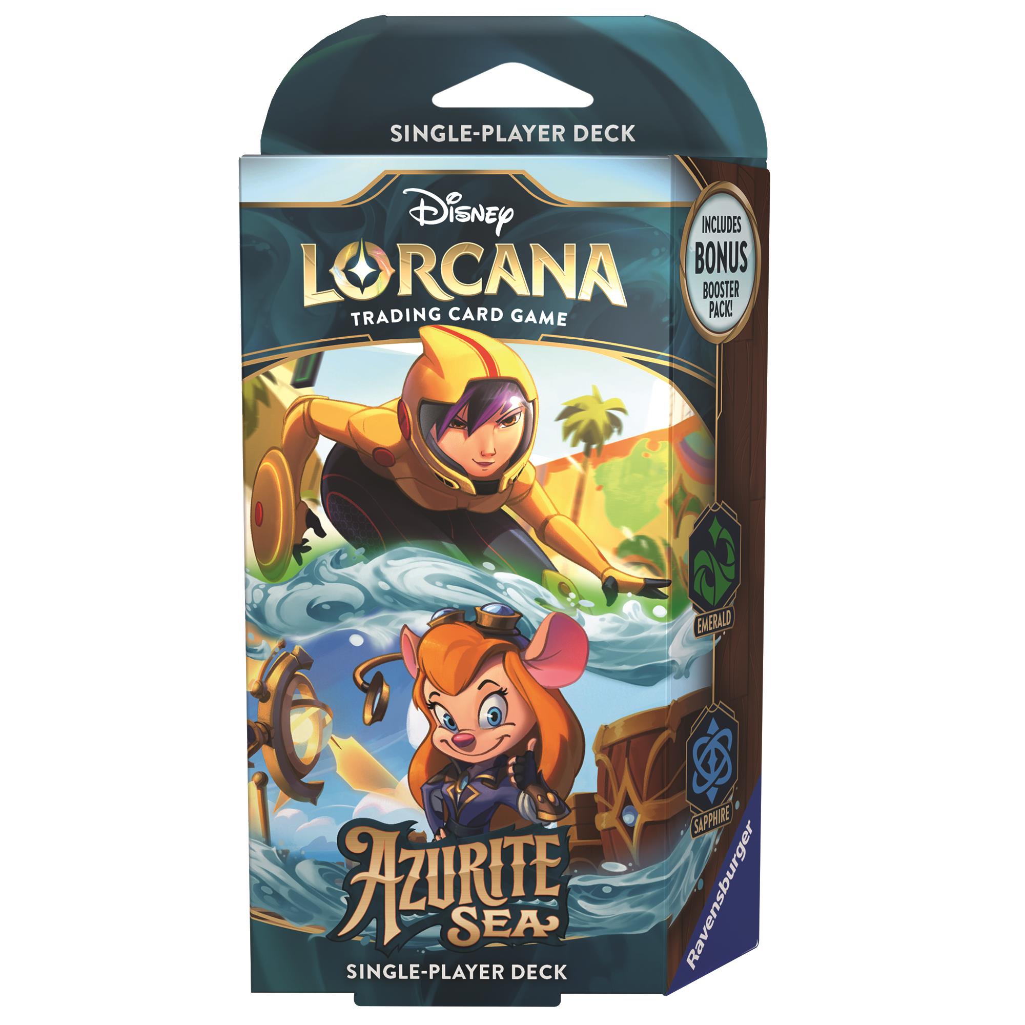 Disney Lorcana: Azurite Sea – Starter Deck Emerald & Sapphire