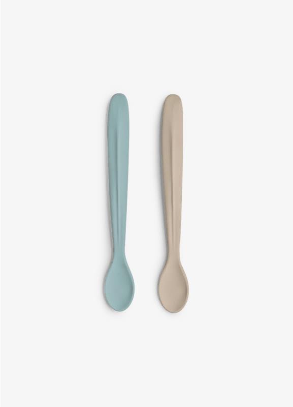 Citron Dlhé lyžičky Grey/Pastel turquoise