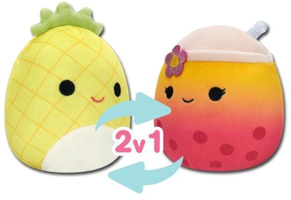 Squishmallows 2 v 1 ananas Maui a bubble tea Bergit