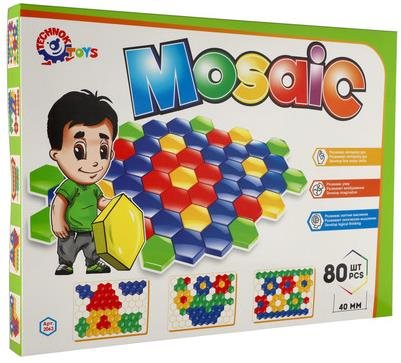 Teddies Mozaika pre najmenších s hladkým klobúčikom 4 cm, 80 ks