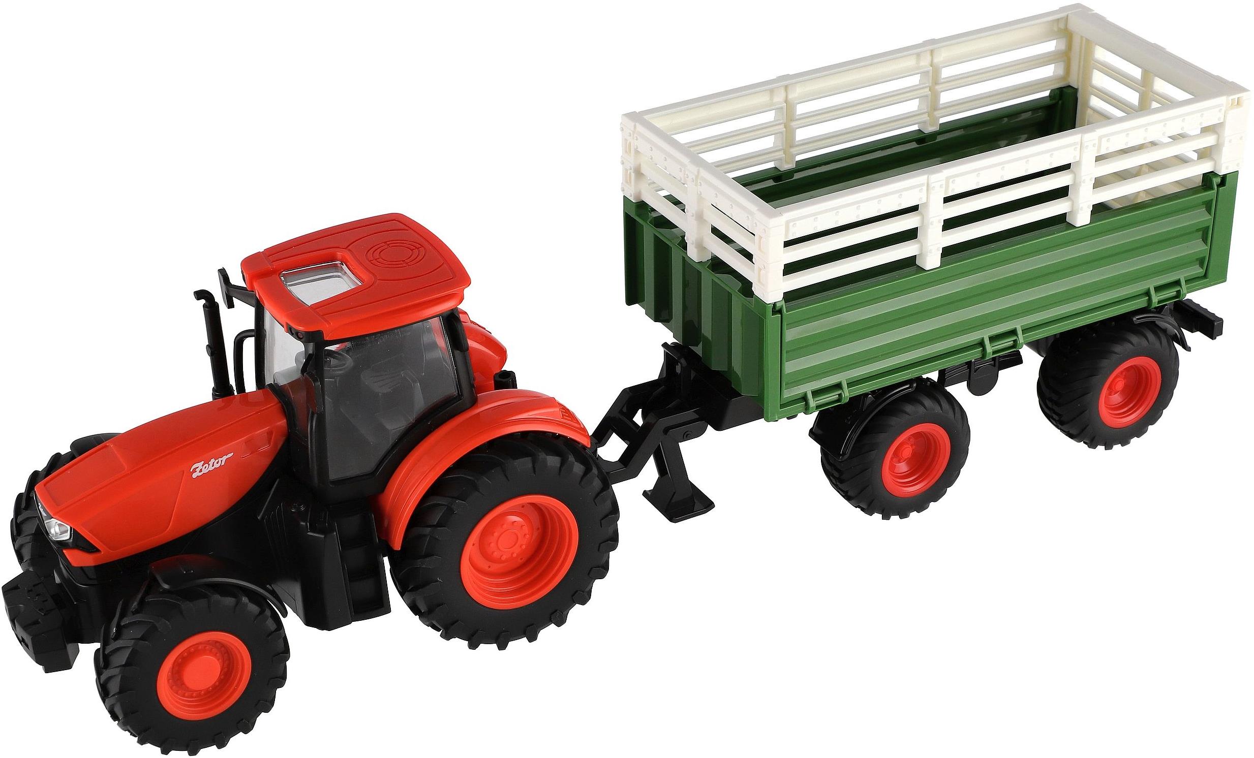Teddies Zetor s vlečkou