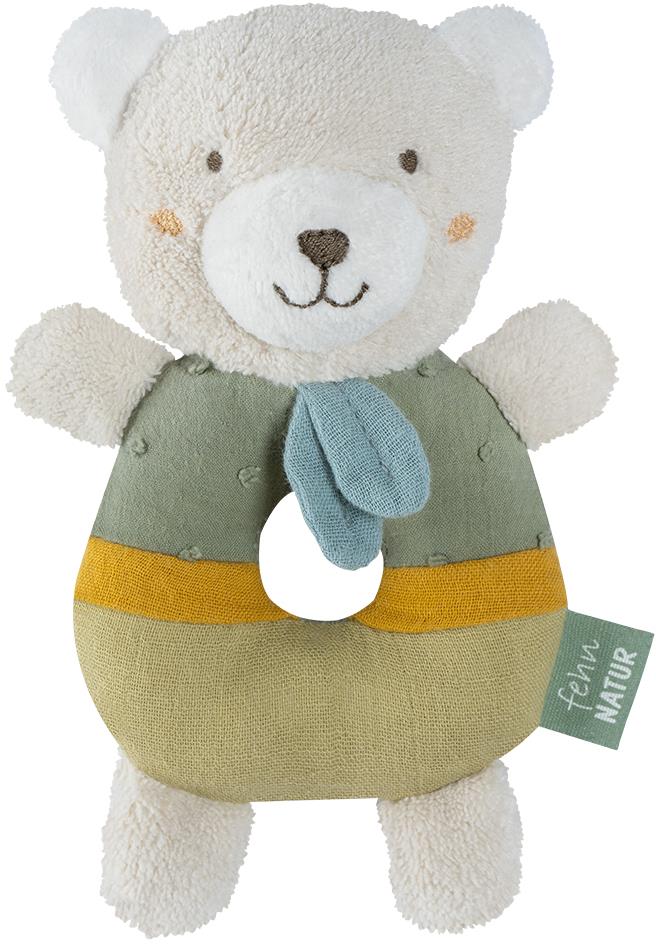 Baby Fehn Mäkký krúžok medveď