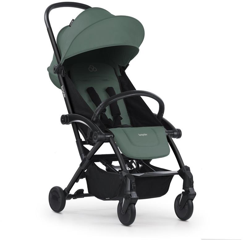 Bumprider Connect 3 čierny rám/zelená sedačka