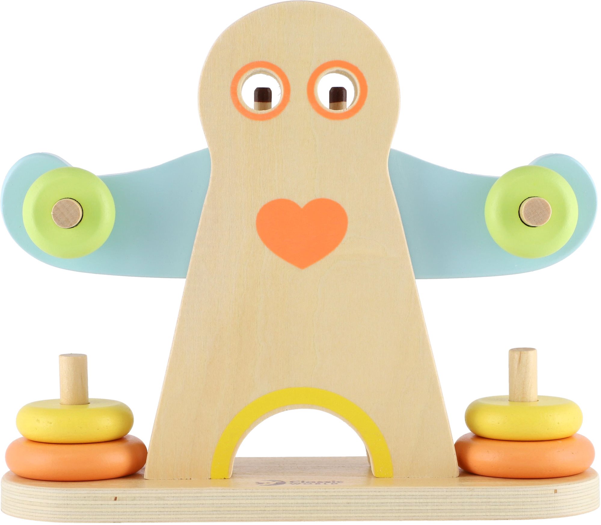 Teddies Skladačka Herkulesove závažie 7 ks