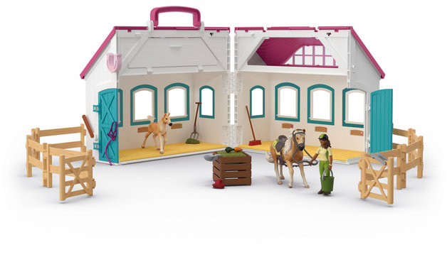 Schleich Otvorená stajňa „Litte Horseshoe“ 42703