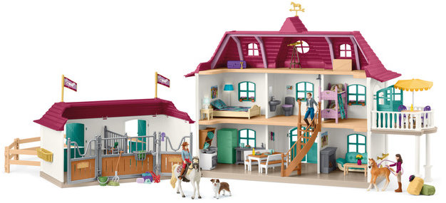 Schleich Vidiecky dom a stajňa pri jazere 42706