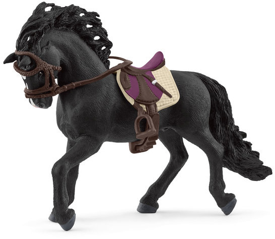 Schleich žrebec Pura Raza Espanola Raza so sedlom a uzdou 42707