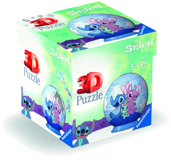 Ravensburger 115990 Puzzle-Ball Disney: Stitch – Stich & Angel