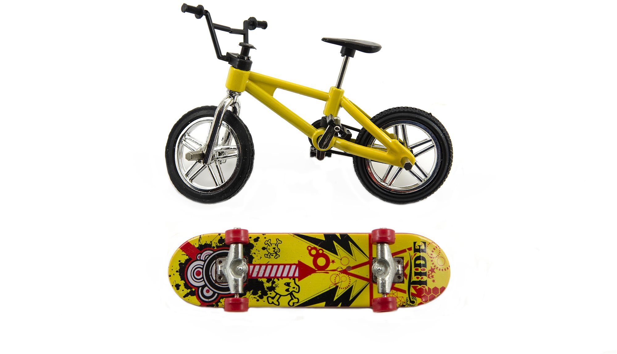 Teddies Bicykel + Skateboard prstový skrutkovací