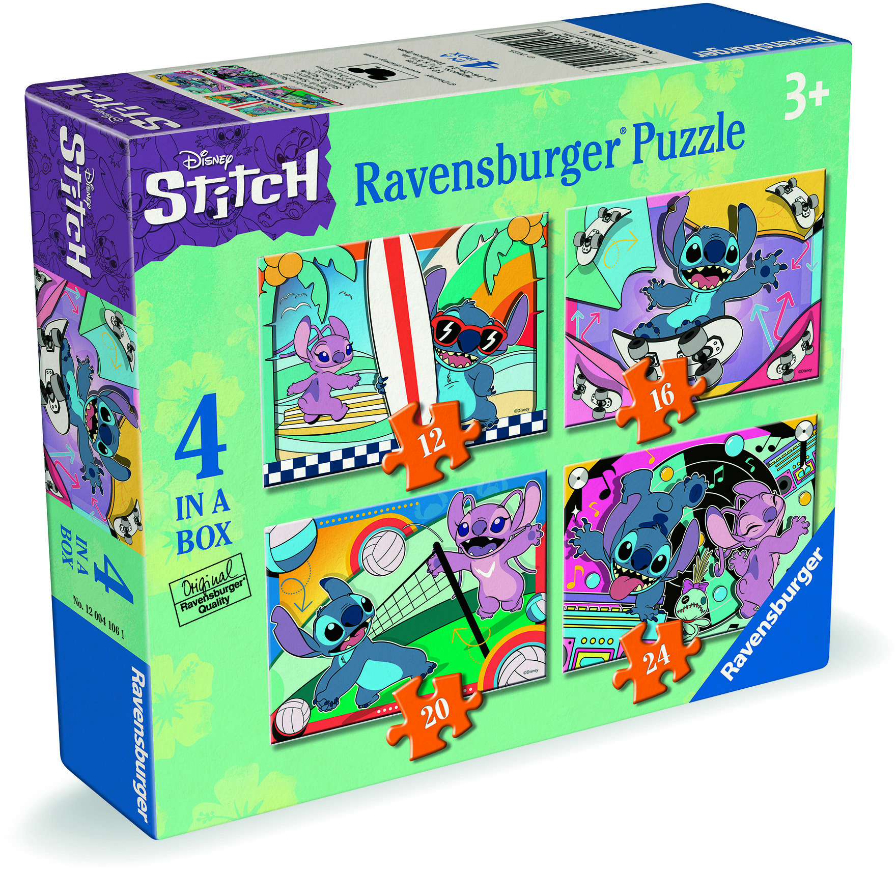 Ravensburger 120041061 Disney: Stitch: Zábavné aktivity 4 v 1