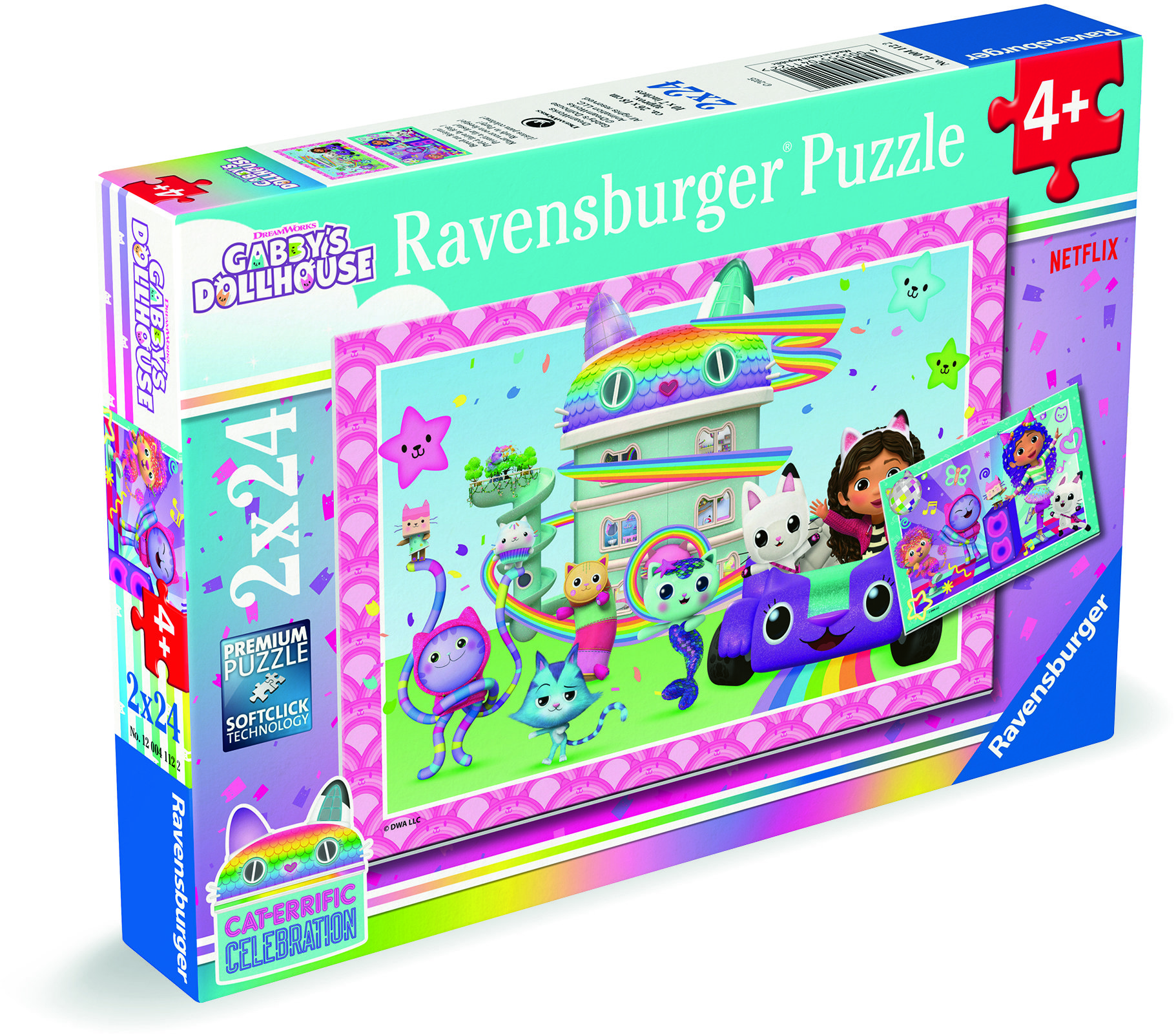 Ravensburger 120041122 Gabinin kúzelný domček 2× 24 dielikov