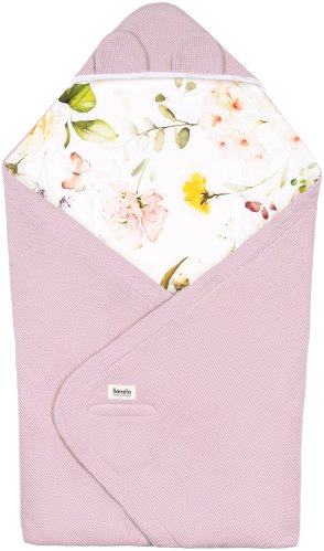 Lionelo Travel Swaddle Blanket Pink Flower