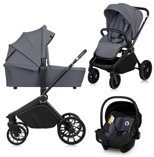 Lionelo Mika Plus 3 v 1 Grey Stone