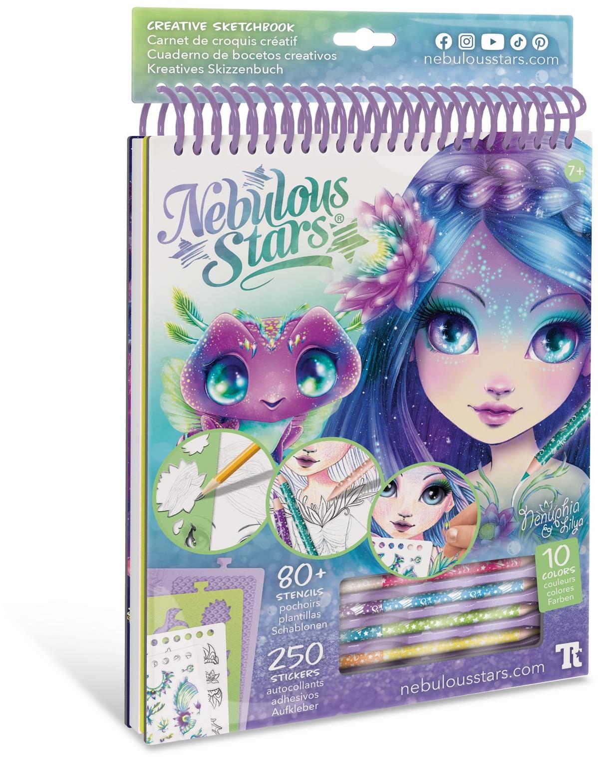 Nebulous Stars Kreatívny sketchbook Nenuphia