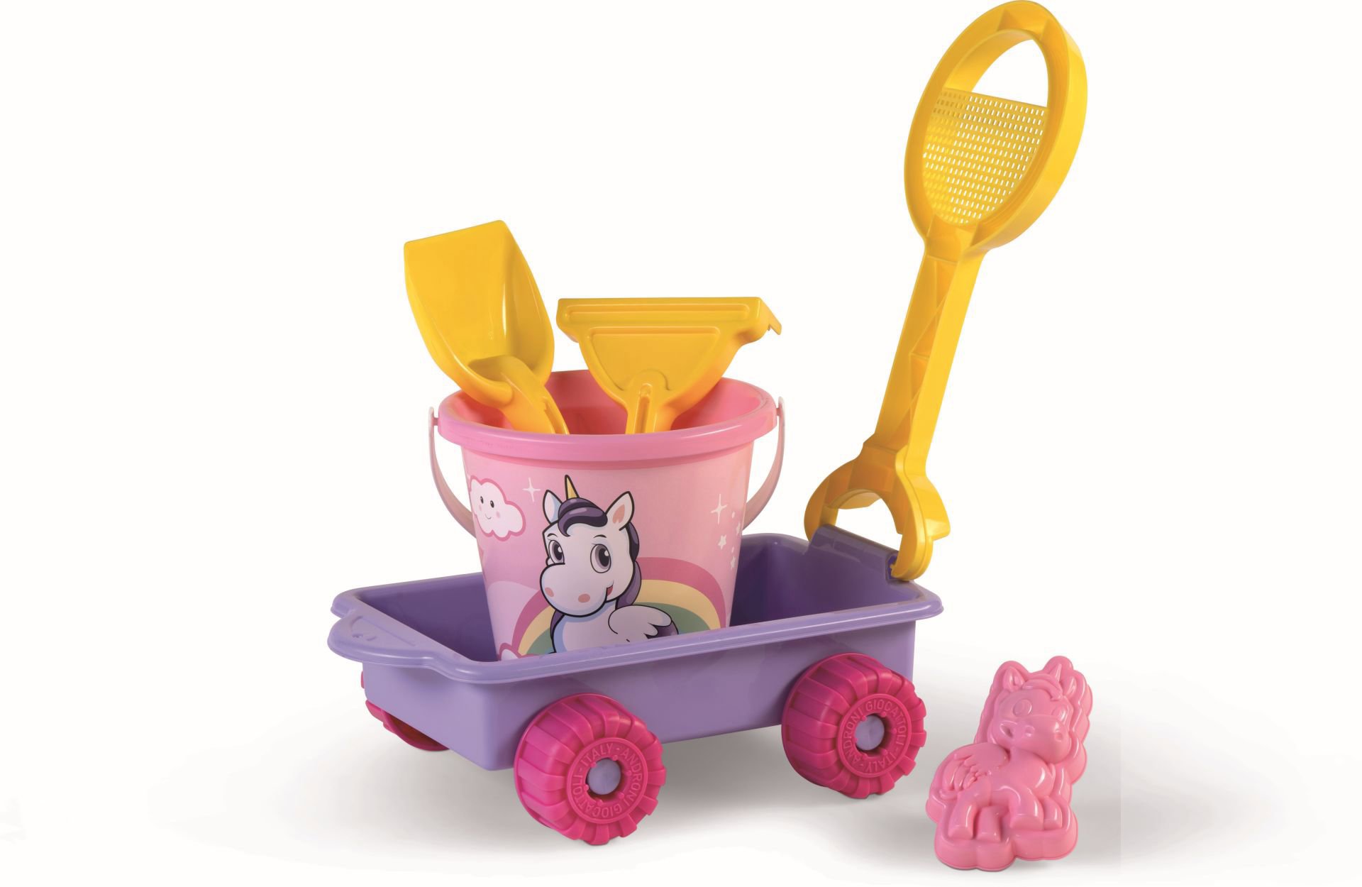 Androni Jednorožec s vozíkom