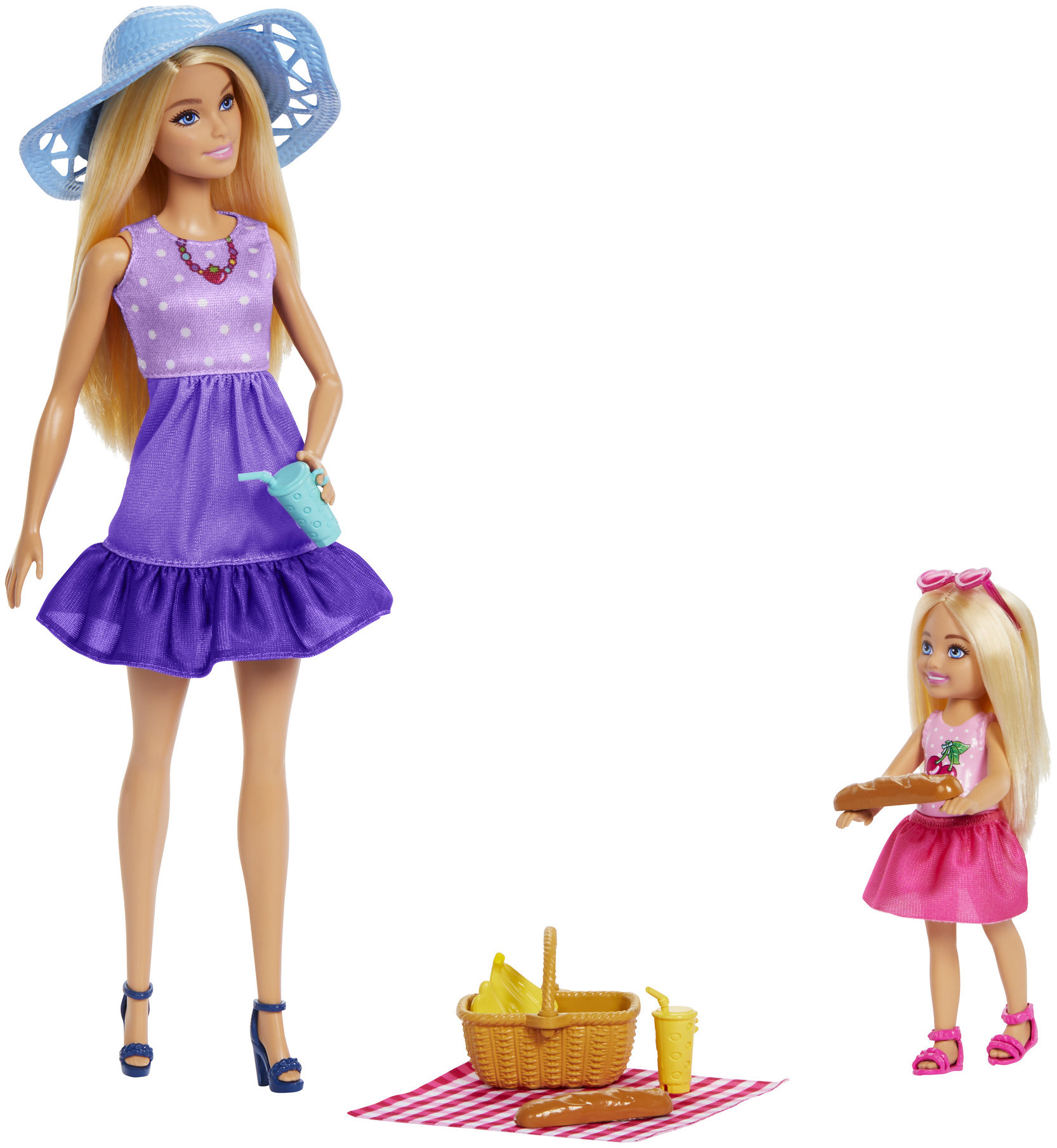 Barbie Malibu a Chelsea na pikniku
