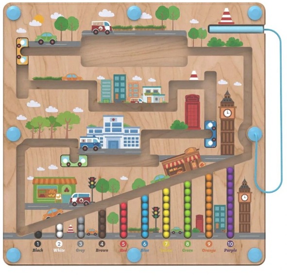 Dvěděti Magnetická hracia doska City