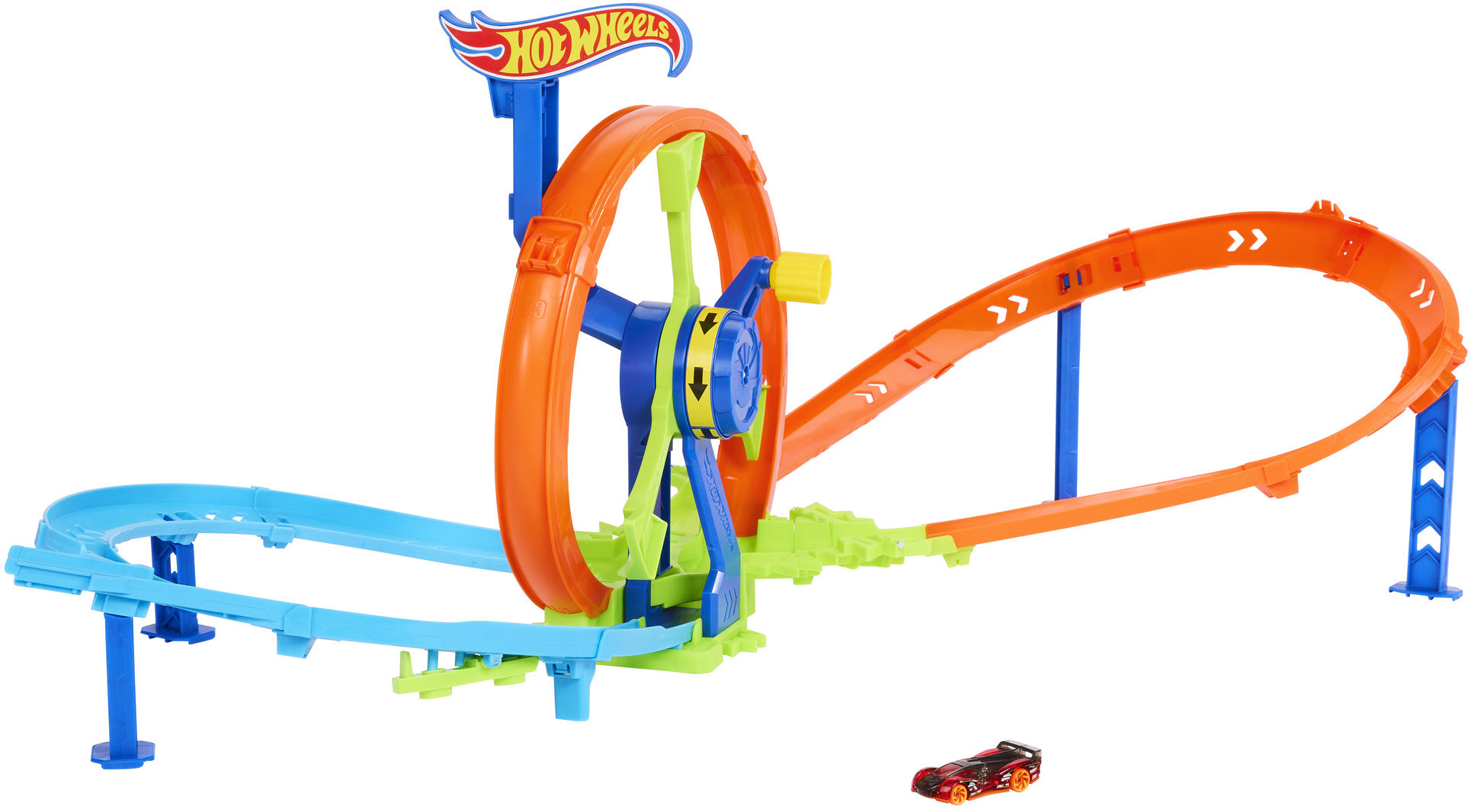 Hot Wheels Reťazový náraz a angličák