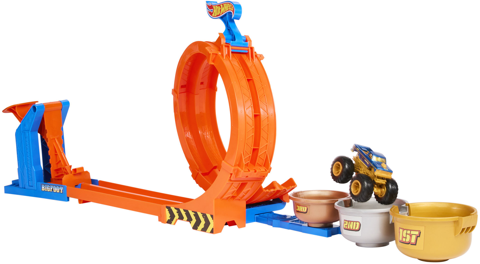 Hot Wheels Monster Trucks Dráha so slučkou a Bigfootom