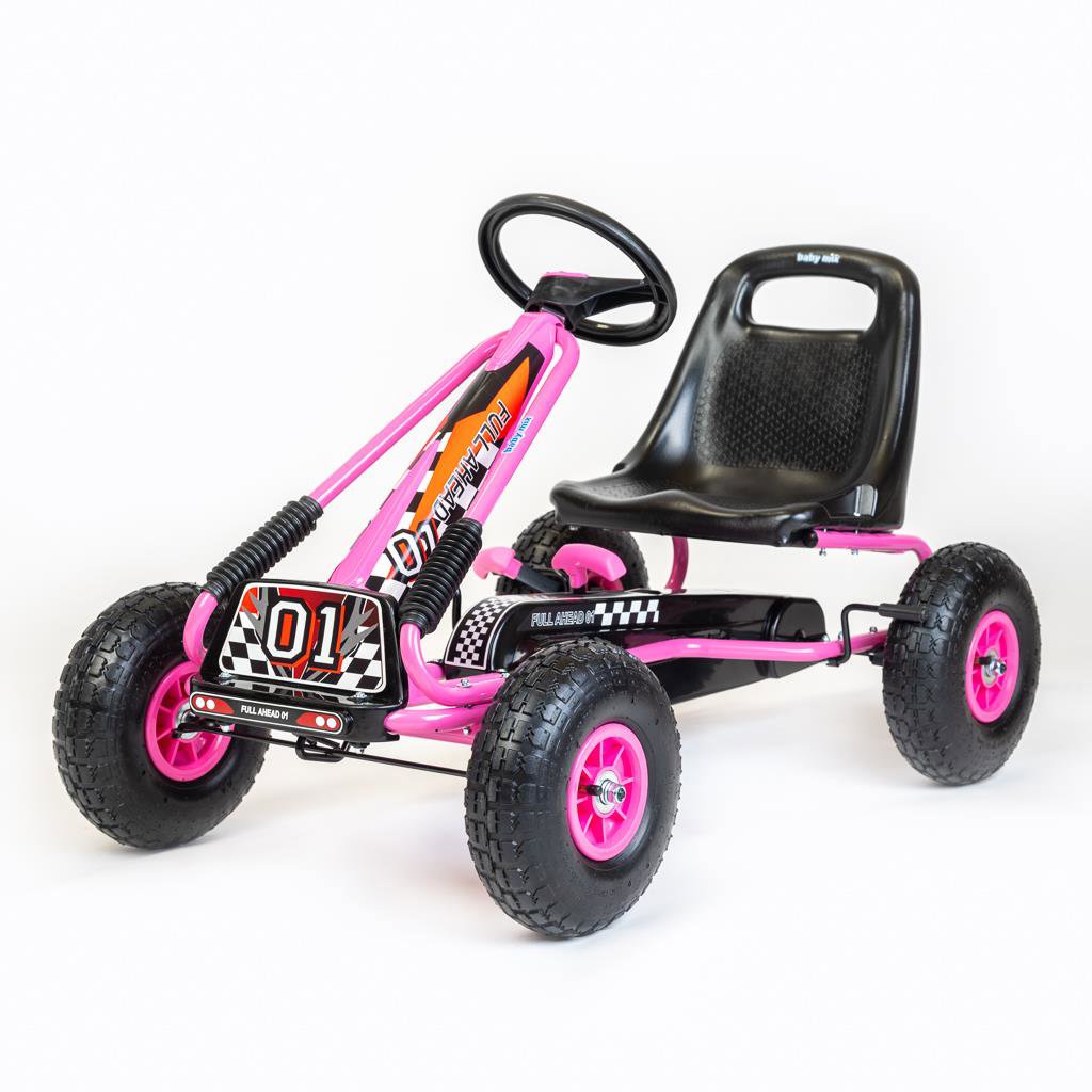 BABY MIX Go-kart motokára Razor ružová