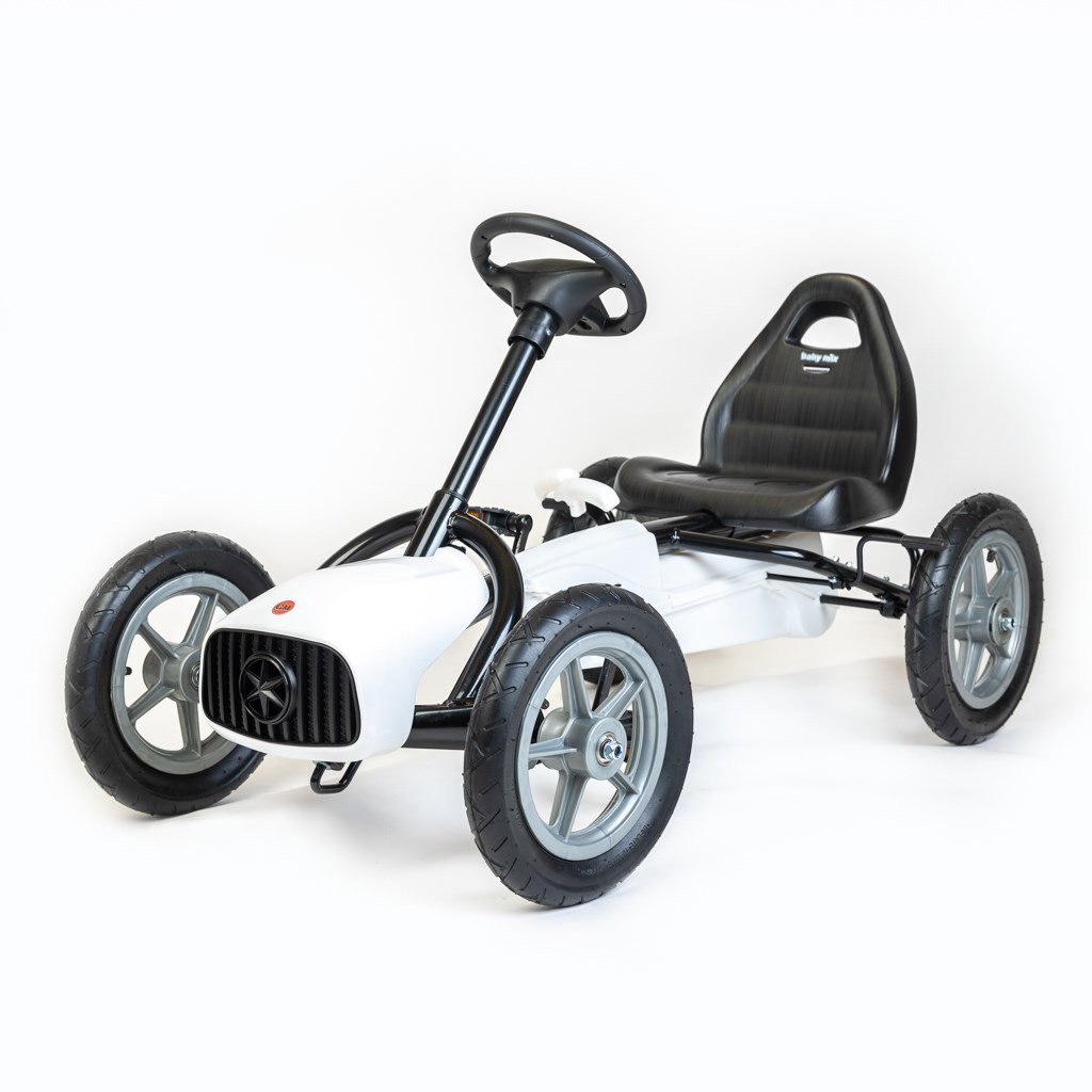 BABY MIX Go-kart motokára Buggy biela