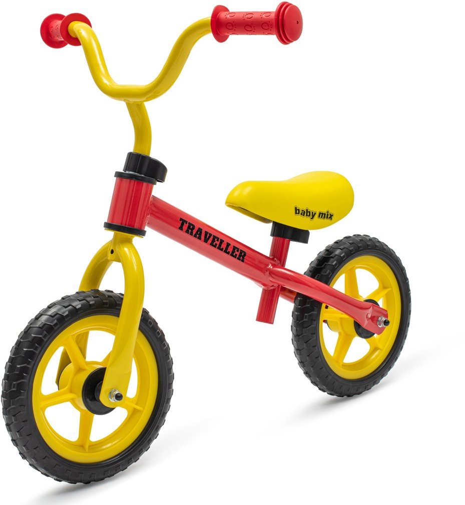 BABY MIX Balančný bicykel Traveller červený