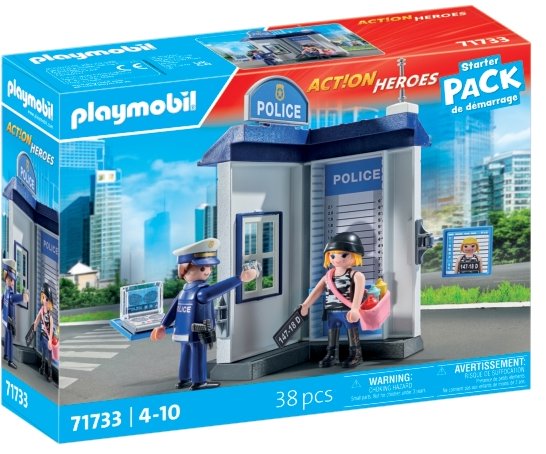 Playmobil 71733 Starter Pack Policajná stanica